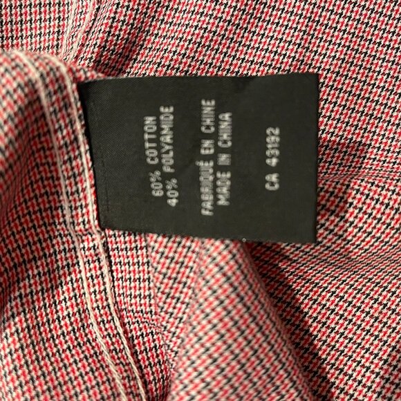 Boys red checkered dress shirt button-up long sleeve size 14 - Picture 4 of 8